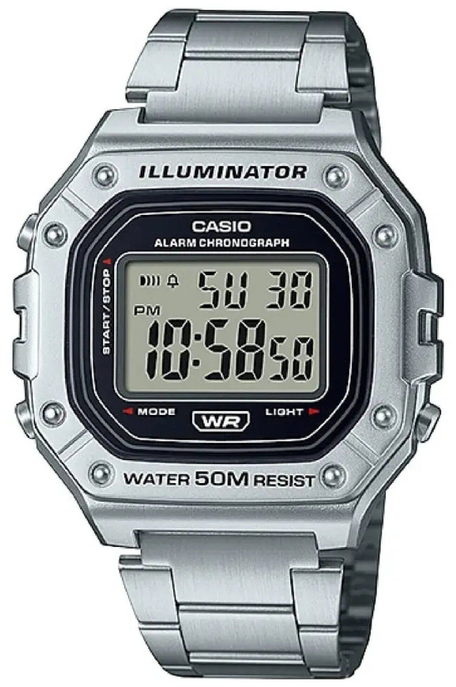 Японские кварцевые часы Casio Collection W-218HD-1A с гарантией #1