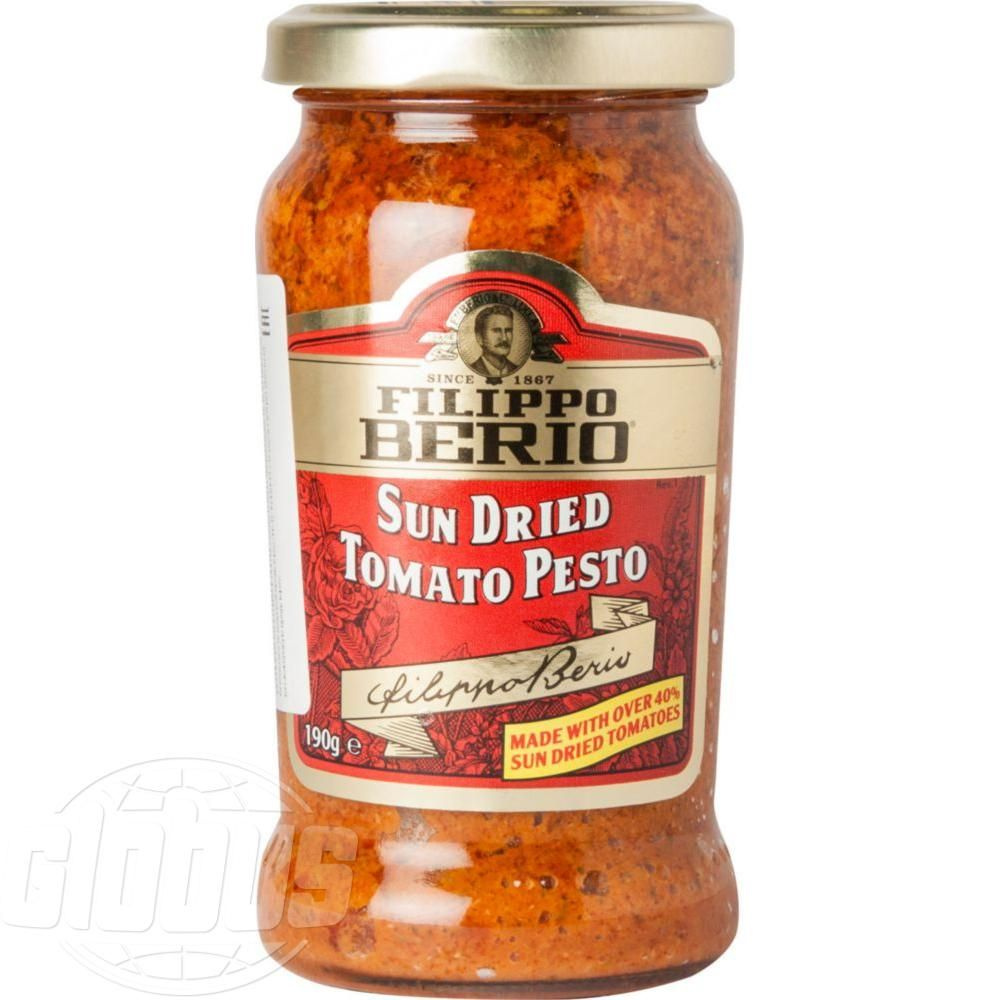 Соус Sun Dried Tomato Pesto Filippo Berio с сушёными томатами, 190 г