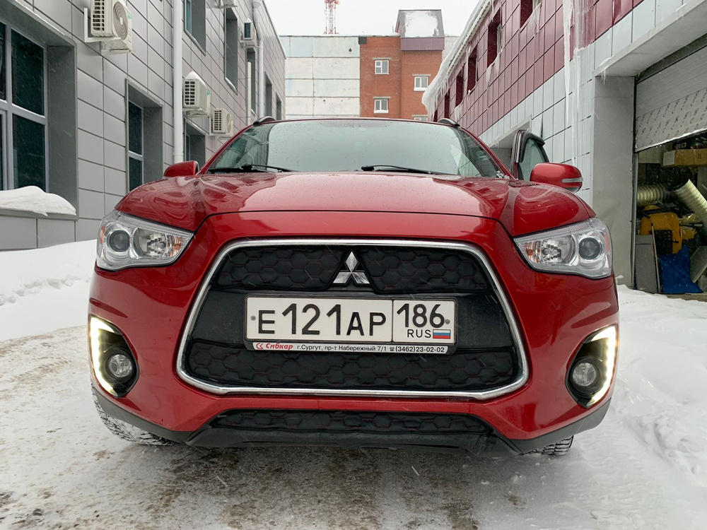 Утеплитель радиатора и бампера для Mitsubishi ASX 2012 -2016 I Рестайлинг Митсубиси Эй Эс Икс  #1