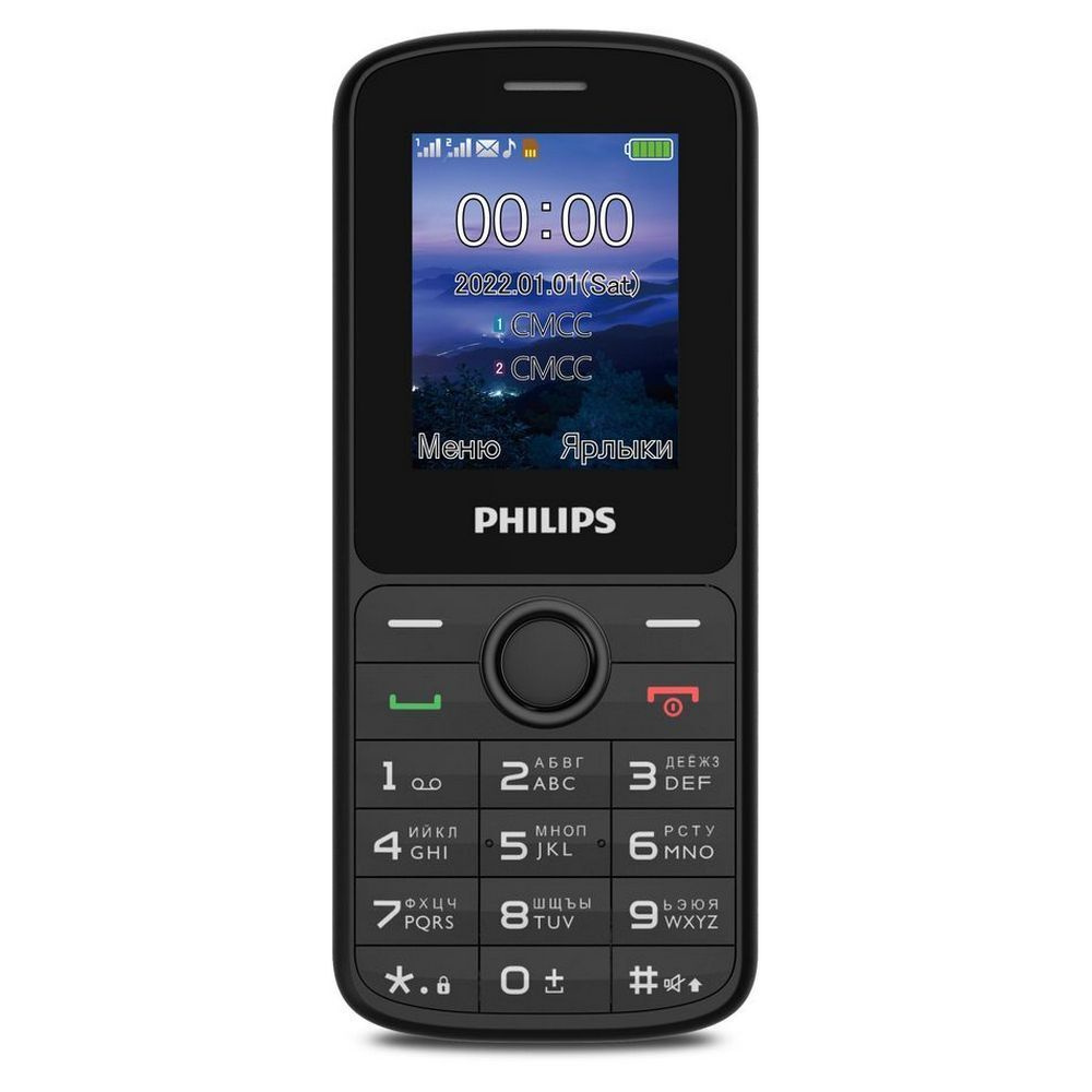 Мобильный телефон Philips Xenium E2101 Black (CTE2101BK/00)