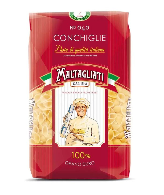 Макаронные изделия Maltagliati Conchiglie №40 450 г - 5 шт #1
