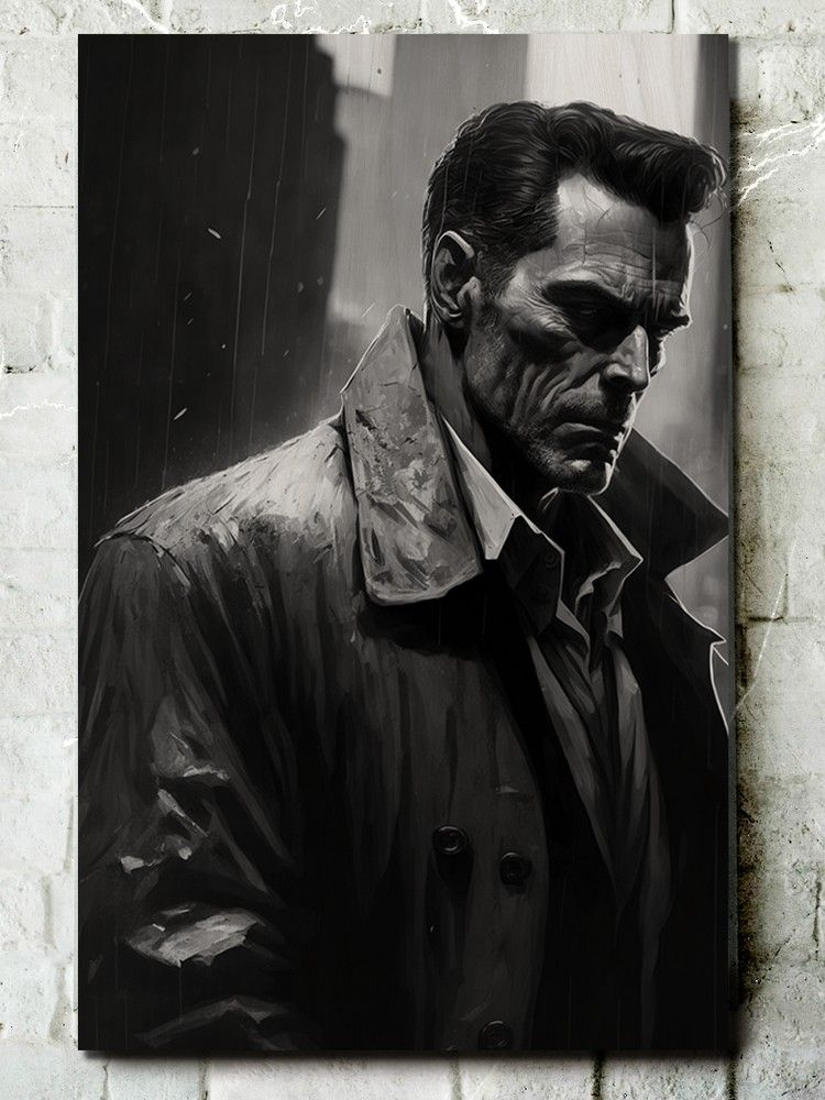 Картина интерьерная на дереве игра Max Payne (Макс Пэйн, Нуар, Детектив ...