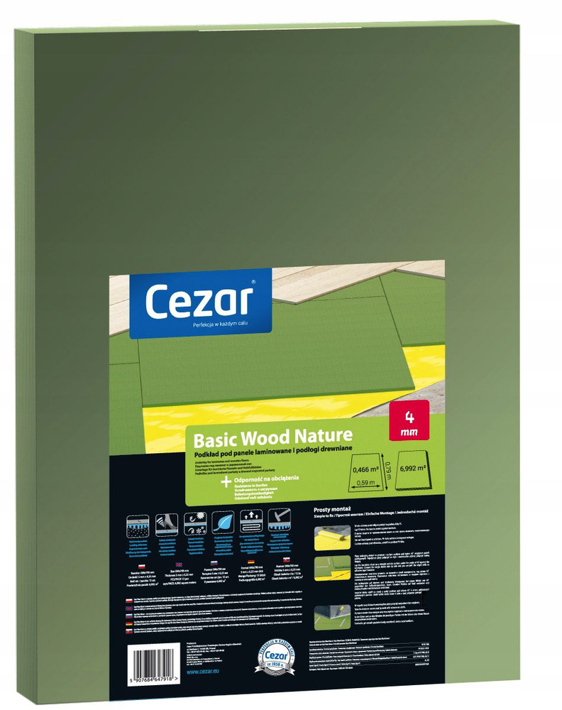 Подложка Cezar WOOD NATURE, 4 мм #1