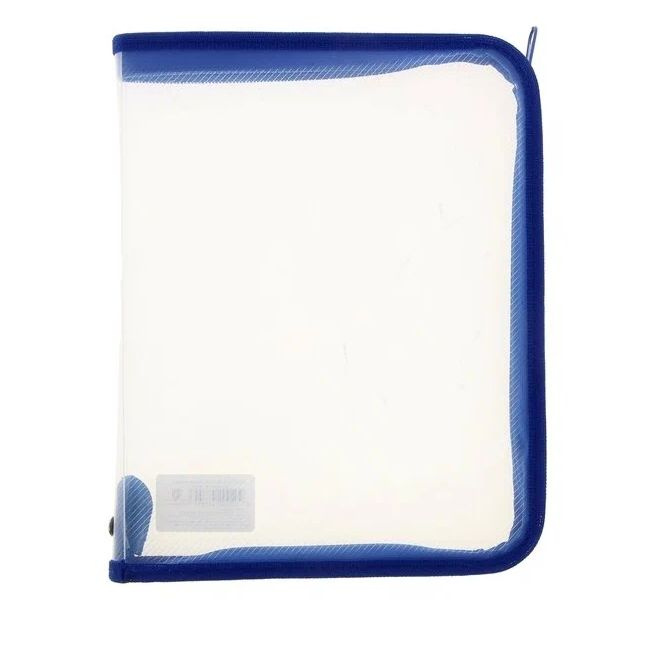 Папка канцелярская для тетрадей А5 цвет синий - купить с доставкой по ...