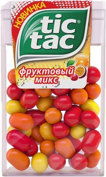 Tic Tac Конфеты драже, Фруктовый микс, 16 г - купить с доставкой по ...