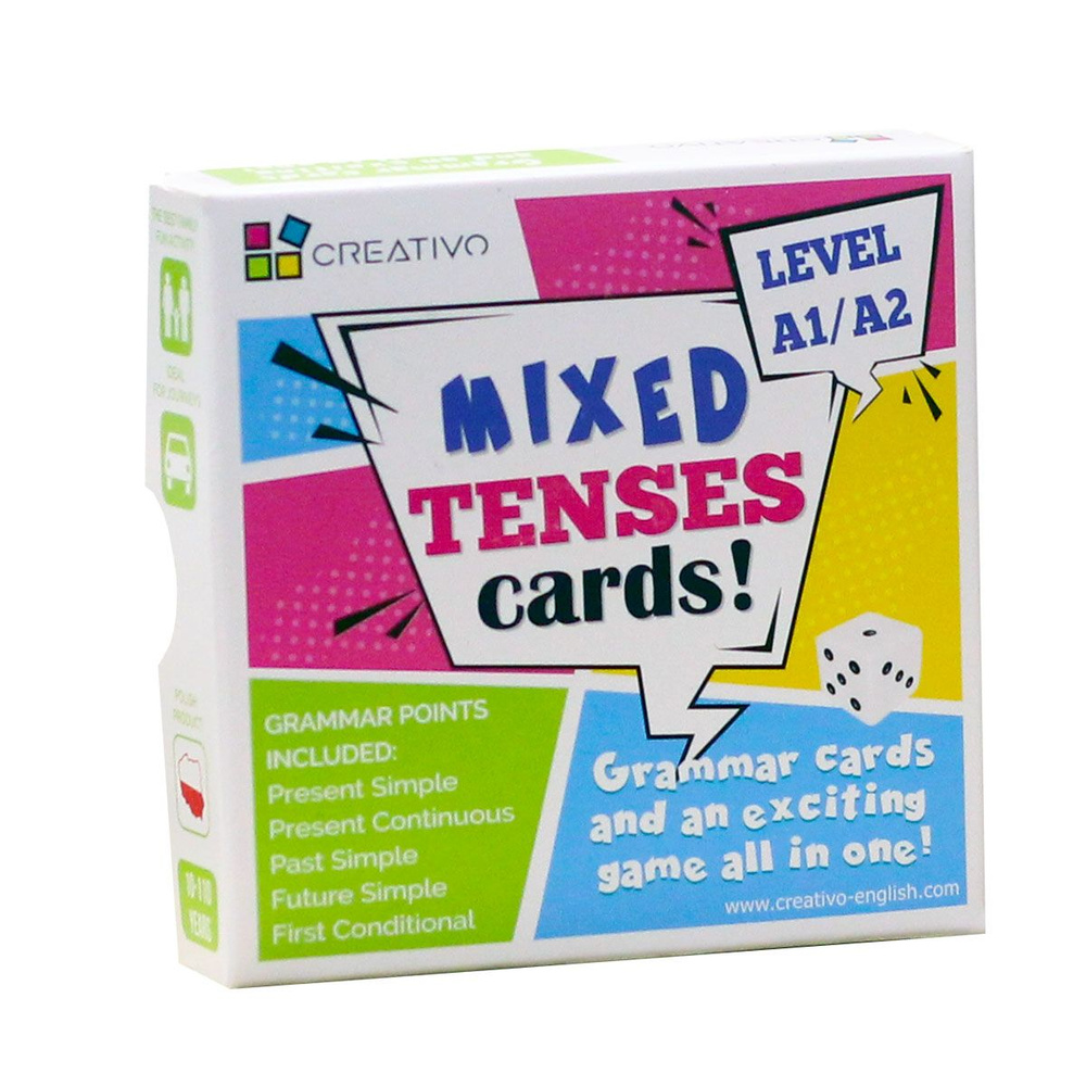 Карточки для изучения английского языка Mixed Tenses Cards (level A1-A2)