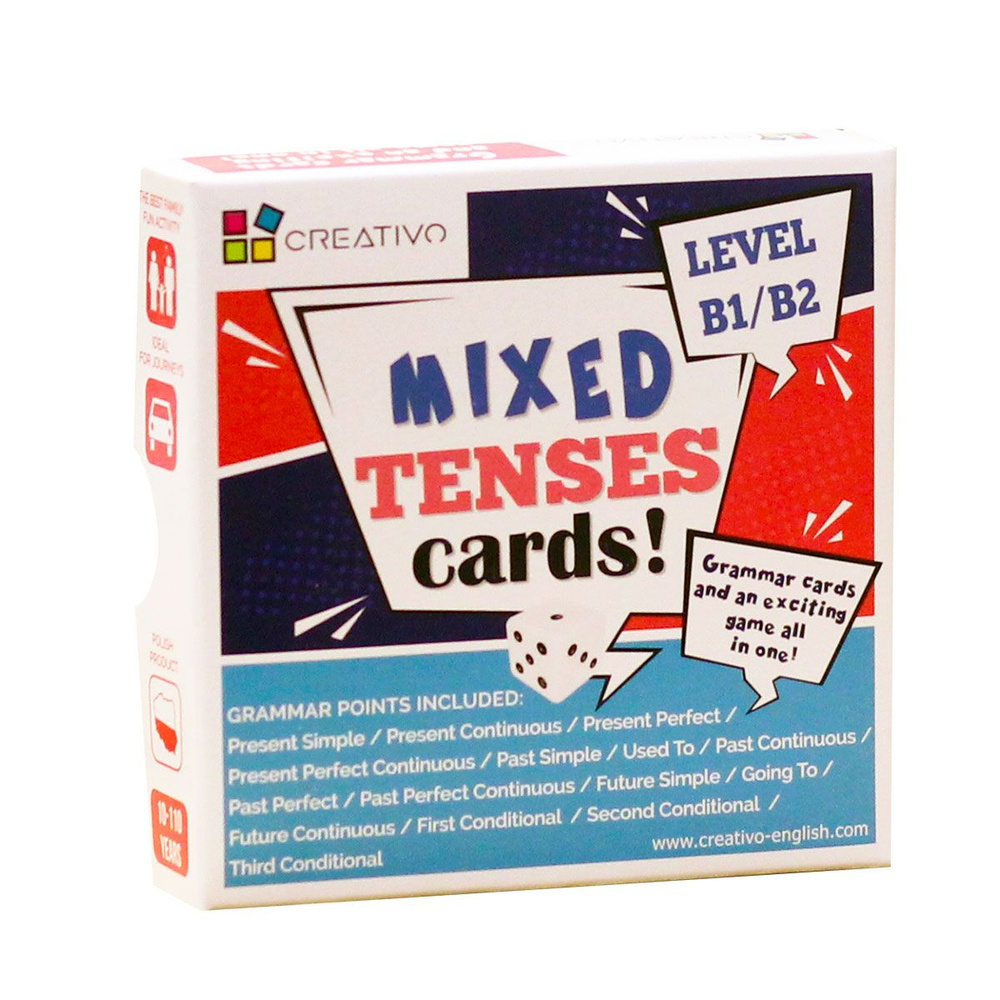 Карточки для изучения английского языка Mixed Tenses Cards (level B1-B2)