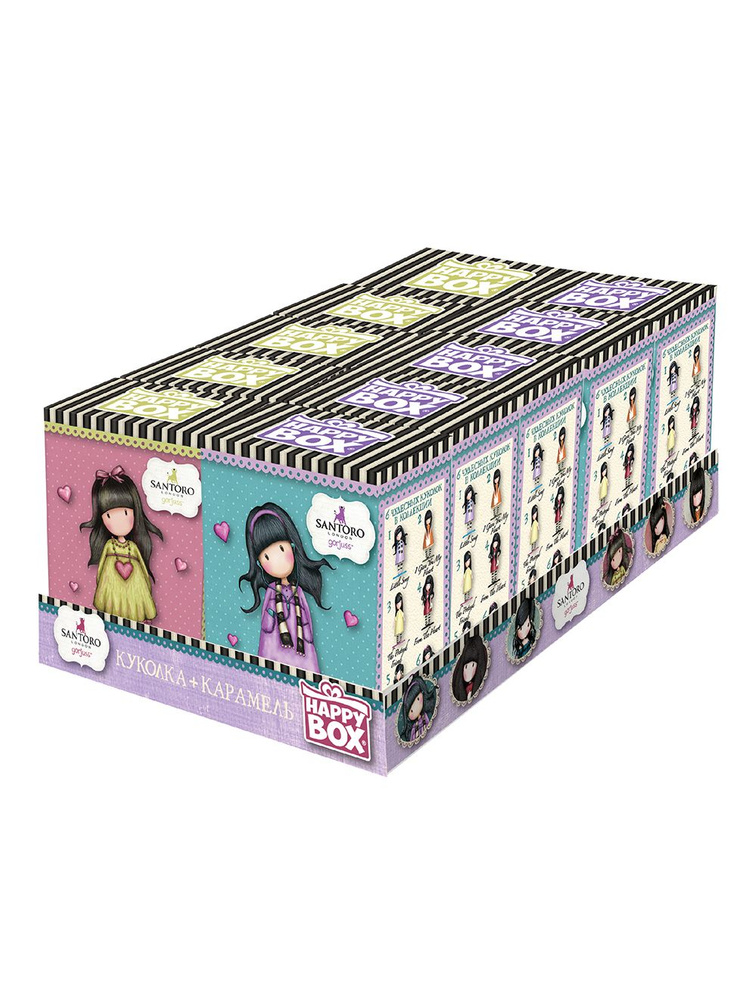 HAPPY BOX подарочный набор GORJUSS, фигурка+карамель 10 шт. #1