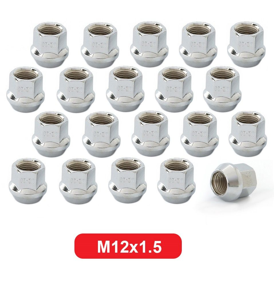 Гайка колесная М12 х 1,5, 20 шт. купить по выгодной цене в интернет ...