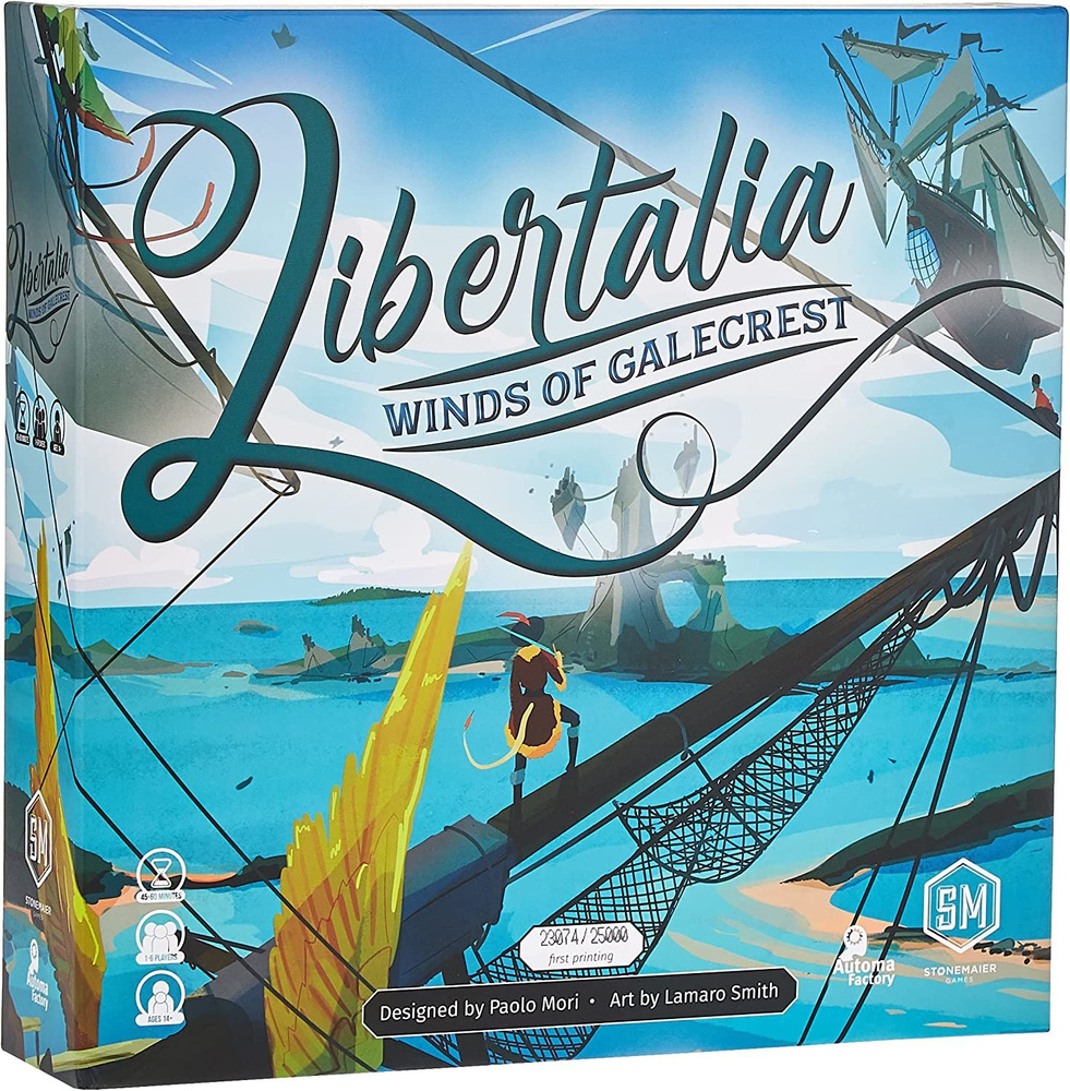 Настольная игра Libertalia. Winds of Galecrest на английском языке - купить  с доставкой по выгодным ценам в интернет-магазине OZON (870136743)