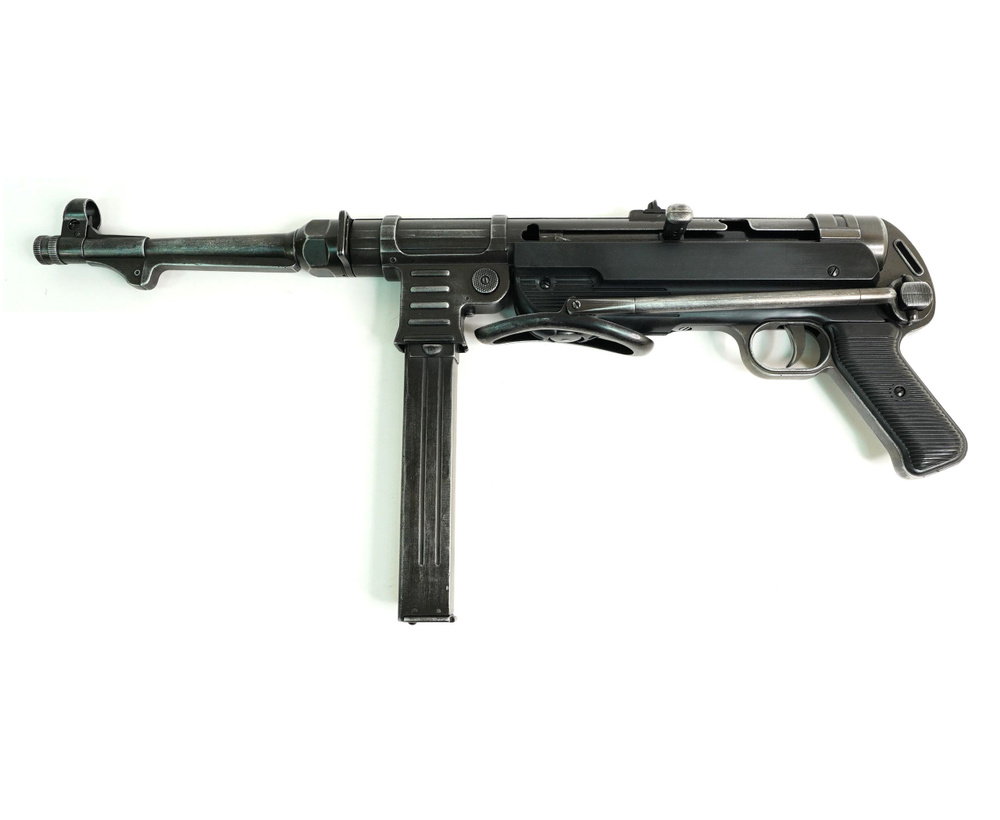 Макет автомат MP-40 "Шмайссер" состаренный, с ремнем (Германия, 1940 г.) DE-1111-C-OLD  #1