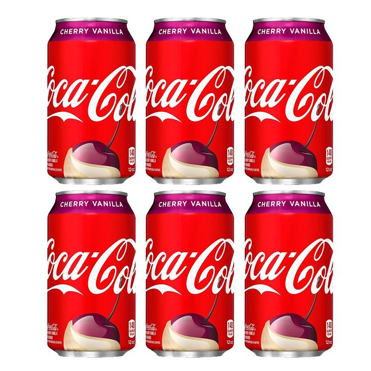 Газированный напиток Coca-Cola Cherry-Vanilla 6шт по 355ml/Газировка ...