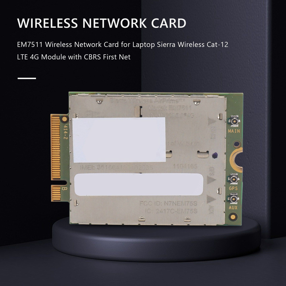 Беспроводная сетевая карта EM7511 для ноутбука Sierra Wireless Cat 12 ...