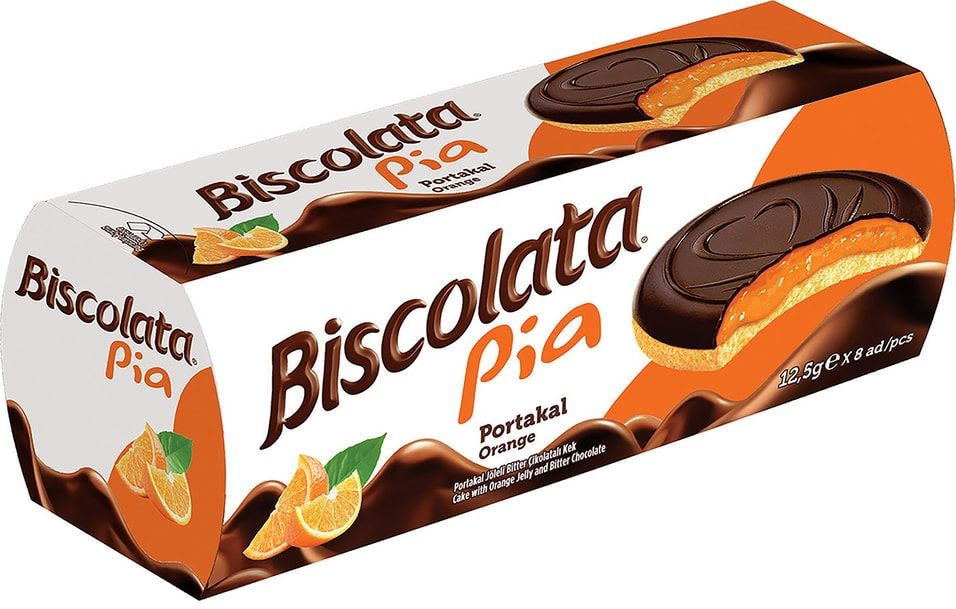 Печенье Biscolata Pia с апельсином 100г купить на OZON по низкой цене ...