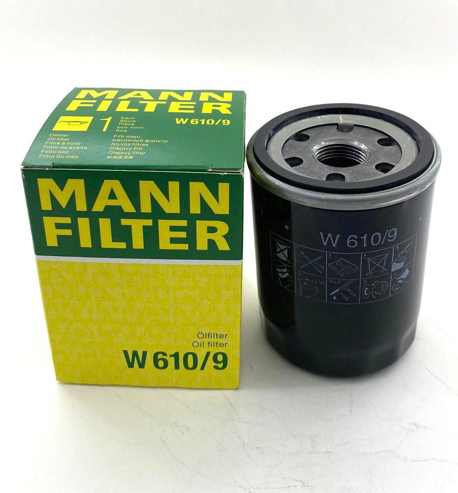 Фильтр масляный MANN FILTER W 610/9 - купить по выгодным ценам в ...
