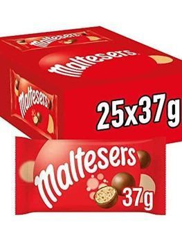 Драже Maltesers шоколадное с хрустящим центром, 37г х 25шт #1