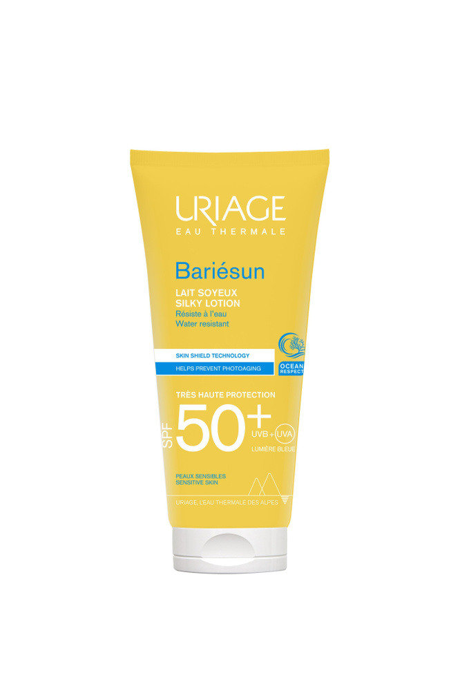 Uriage Барьесан SPF 50+ солнцезащитное шелковистое молочко #1