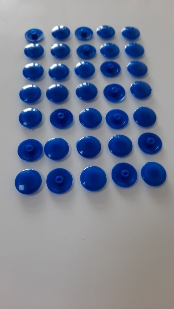 Заглушка евровинта (конфирмата) под шестигранник 4мм ,синяя, d15мм  #1