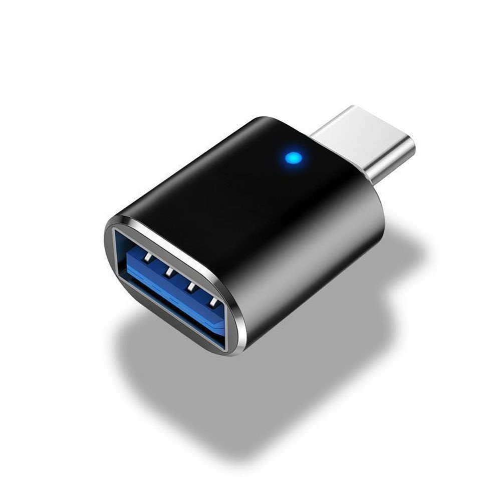 Адаптер - переходник с Type-C на USB 3.0 для мобильных телефонов,  смартфонов, планшетов и компьютеров.