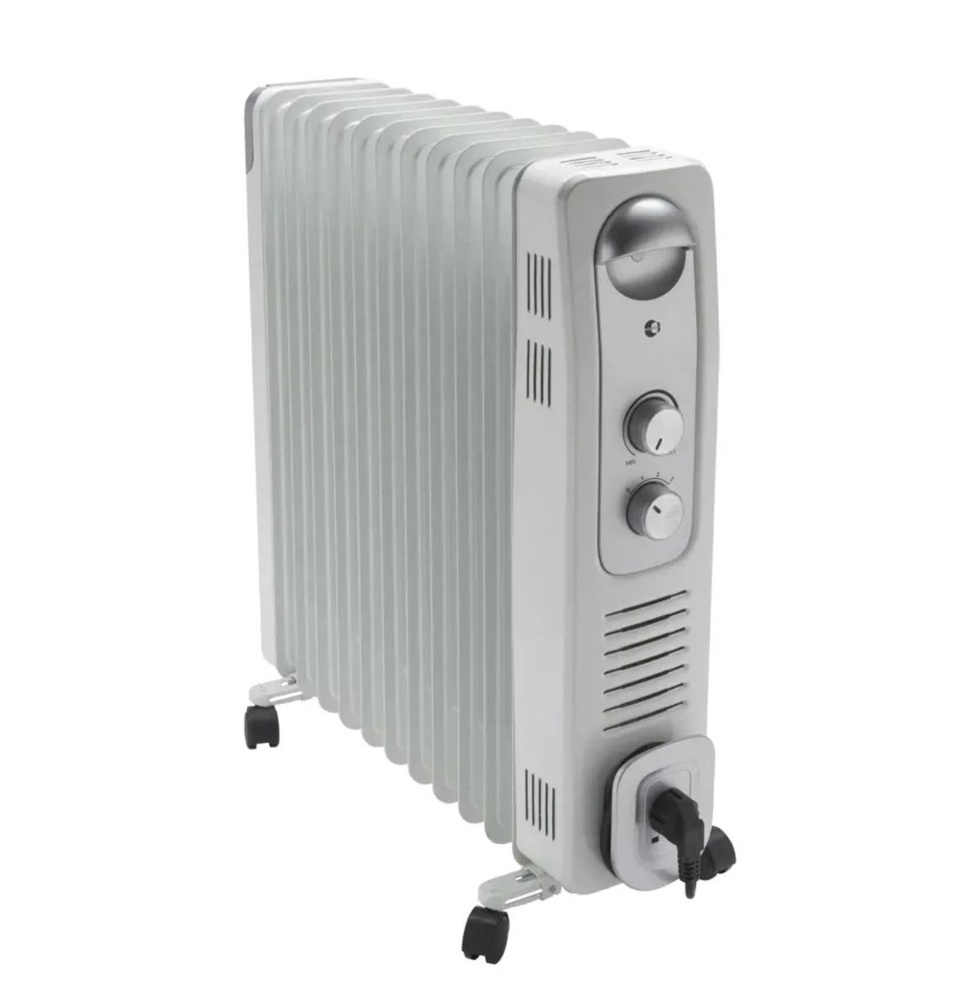 Обогреватель масляный с механическим термостатом 2500 Вт 11 секций ...