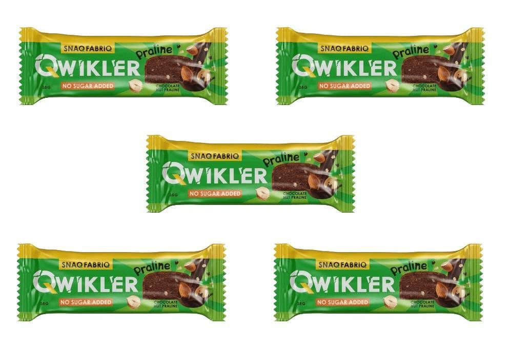 Батончик БЕЗ сахара глазированный в шоколаде QWIKLER (Квиклер ...