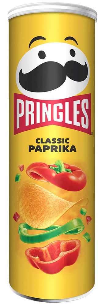 Чипсы картофельные Pringles Classic Paprika по 165 гр Бельгия / Снеки ...