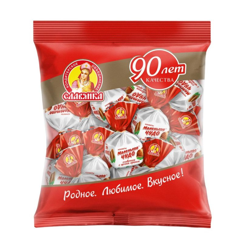 Славянка Конфеты шоколадные Маленькое чудо, сливочное 206 г - купить с ...