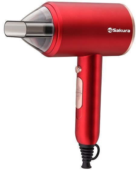 Sakura Фен для волос Фен Sakura SA-4045, 1400 Вт, 2 скорости, 2 температурных режима 1400 Вт, скоростей #1