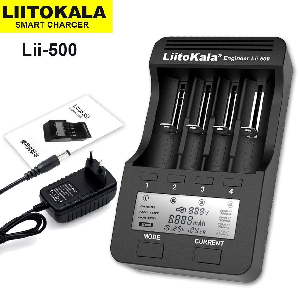 Зарядное устройство для аккумуляторных батареек LiitoKala - купить по ...