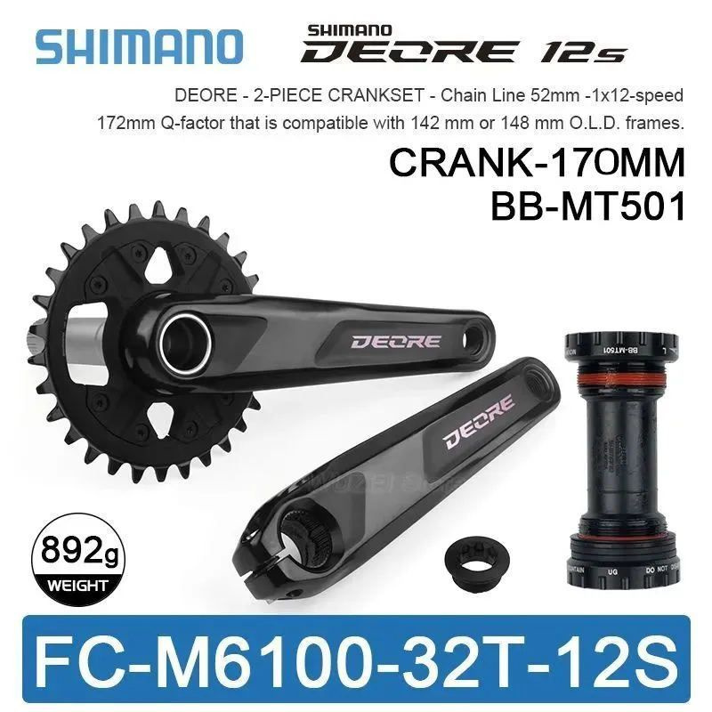 SHIMANO DEORE FC M6100 12 170 32 MT501