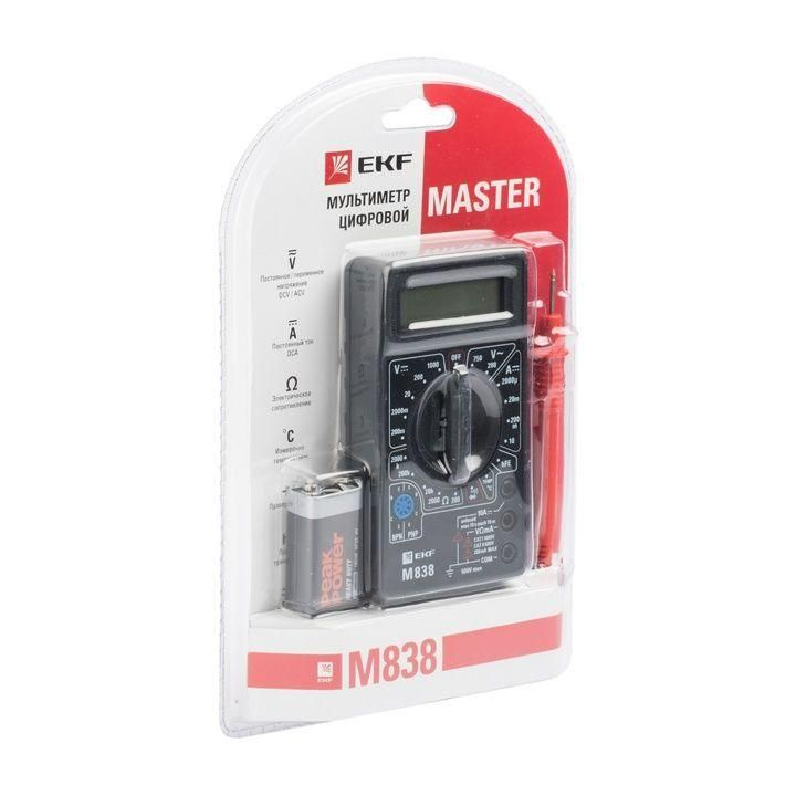 Мультиметр цифровой M838 Master EKF In-180701-bm838 #1