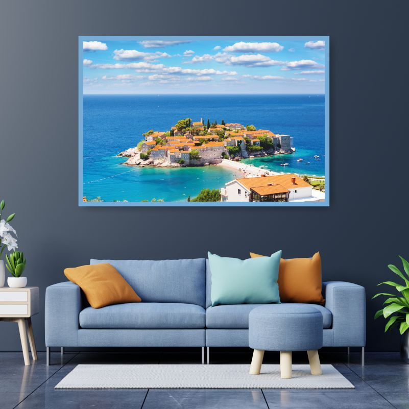 Постер для интерьера ПолиЦентр море Черногория 50 x 70 см #1
