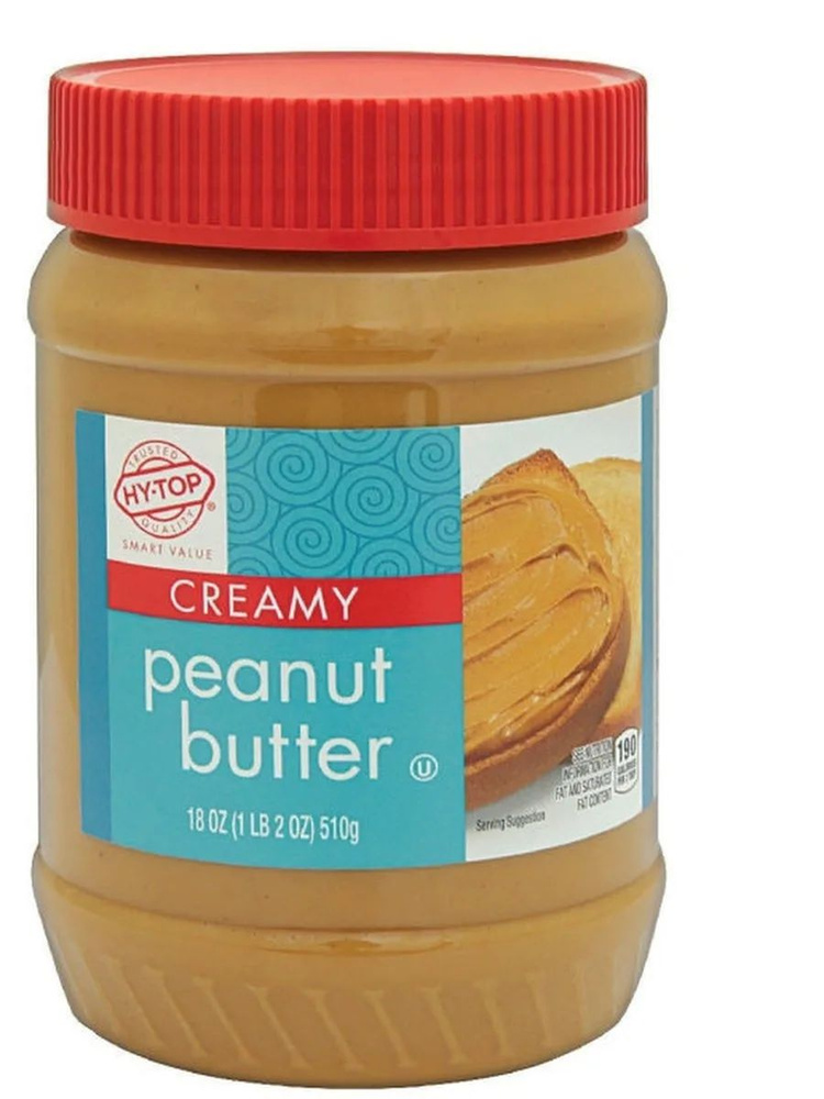 Паста арахисовая Hy-Top Peanut Butter мягкая, 510г #1