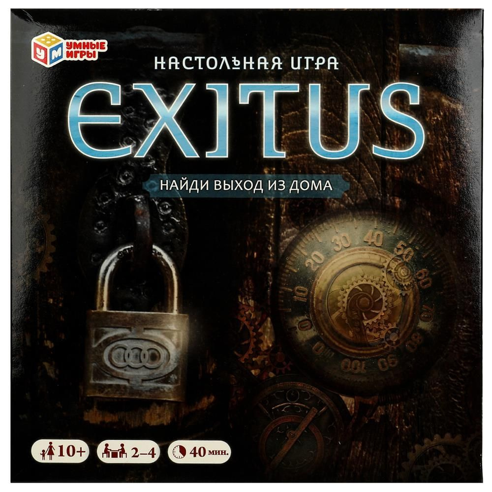 Настольная игра для детей Exitus. Найди выход из дома Умные игры - купить с  доставкой по выгодным ценам в интернет-магазине OZON (974456114)