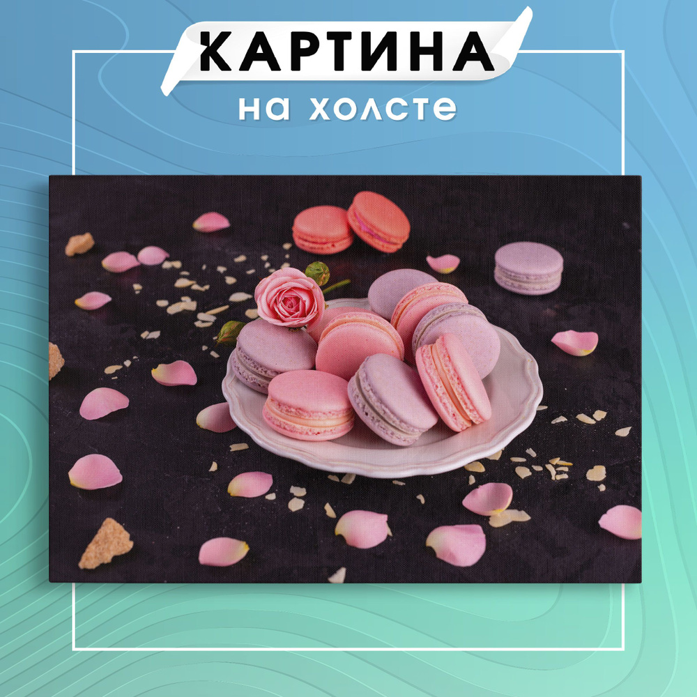 Картина на холсте Еда Сладости для Кухни 07 30х40 см - купить по низкой  цене в интернет-магазине OZON (974926136)