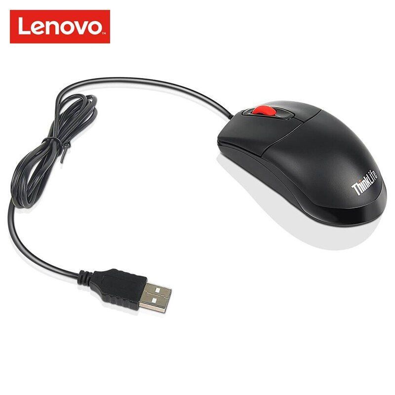 Мышь проводная Lenovo Мышка THINKPAD WIRED USB TRAVEL 0B47153, черный ...