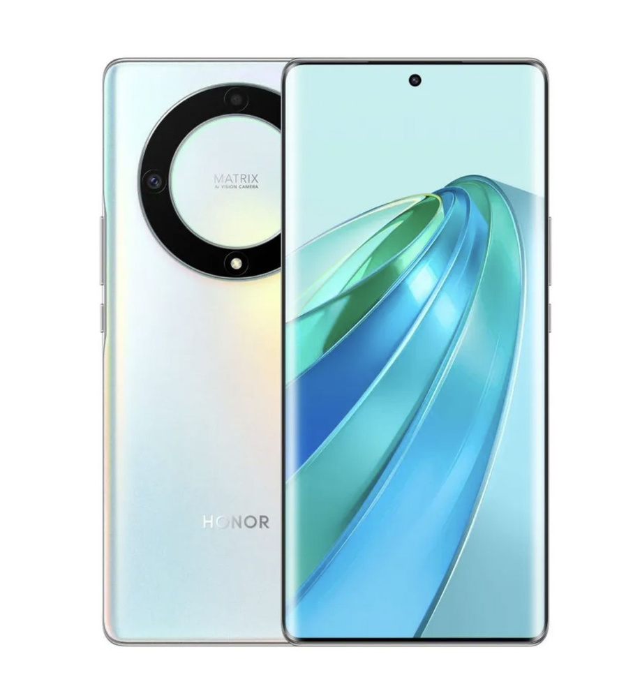 Honor Смартфон X9A 6/128 ГБ, серебристый