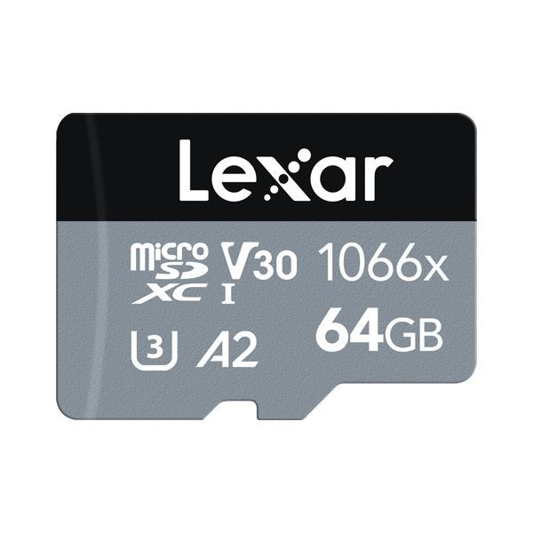 Карта памяти LEXAR Silver 1066x Micro SD класс 10 UHS-1 U3 V30 A2 64 ГБ #1