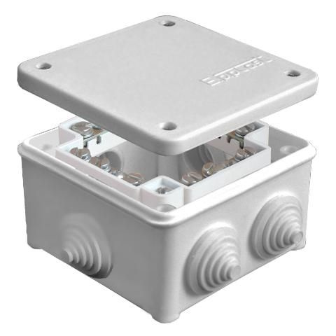 Коробка распределительная ОП 85х85х45мм IP54 с клемм. 7 выходов 3 ...