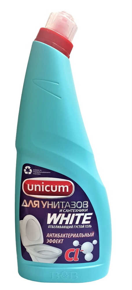UNICUM Гель для чистки унитазов с Гипохлоритом 750 мл - купить с ...