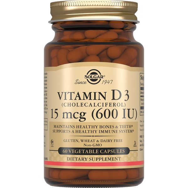 БАД Витамин D3 600 МЕ ("Vitamin D3 600 IU (Cholecalciferol) Vegetable ...