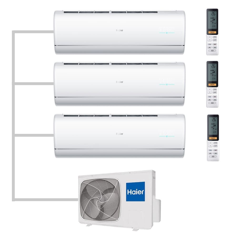 Мульти сплит-система настенная Haier AS25S2SJ2FA-Wх3 / 3U70S2SR5FA ...