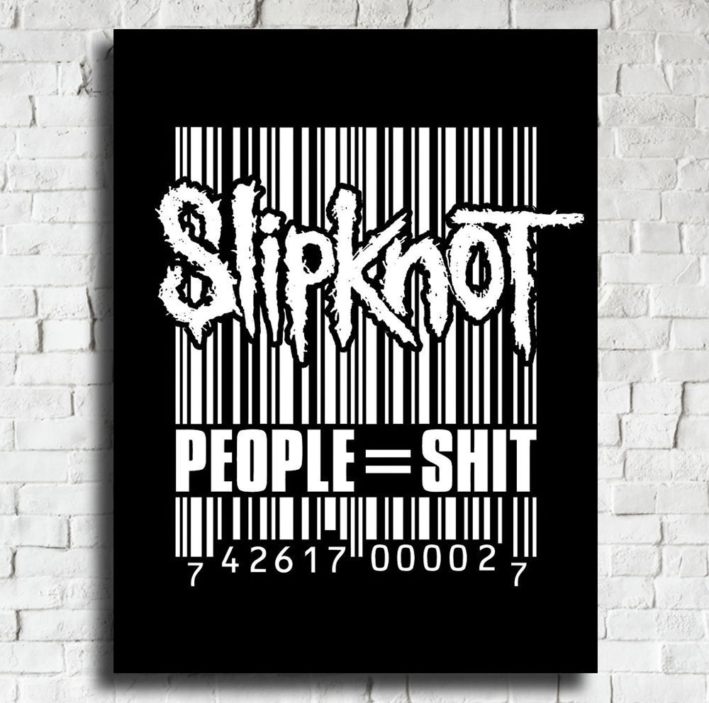 Постер Slipknot - 30х40см, Плакат Slipknot, арт.4 #1