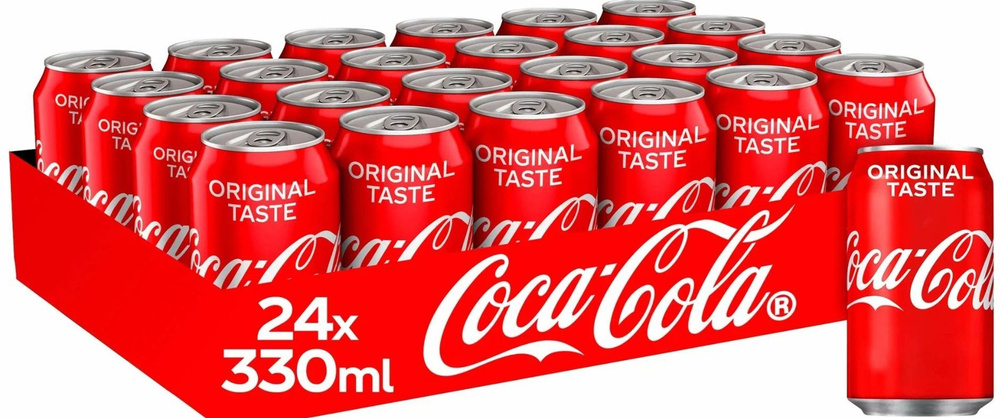Газированный напиток Coca-Cola Original Taste, Кока Кола банка (Дания ...