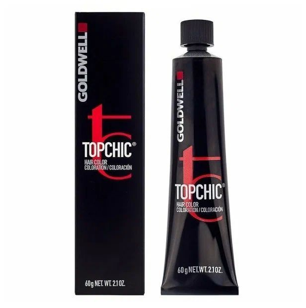 Goldwell Topchic Стойкая краска для волос 4R темный махагон, 60 мл  #1