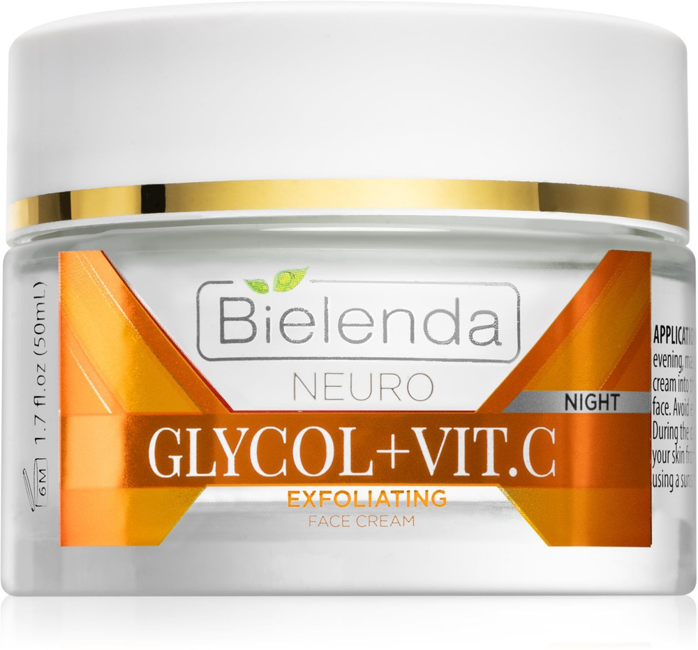 Bielenda Neuro Glicol + Vit. C - ночной крем с эффектом пилинга / 50 ml ...