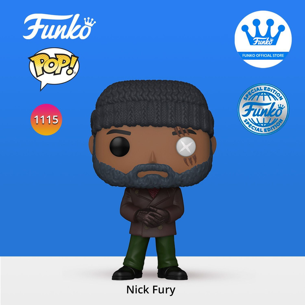 Фигурка Funko POP! Bobble Marvel Secret Invasion Nick Fury NYCC22 (Exc)/  Фанко ПОП по мотивам вселенной Марвел, Ник Фьюри - купить с доставкой по  выгодным ценам в интернет-магазине OZON (1008315556)