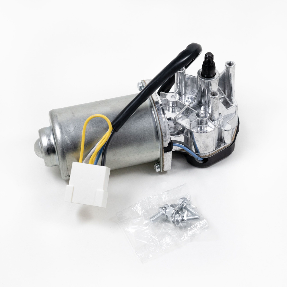 Электродвигатель стеклоочистителя ВАЗ 2110 передний (вал 12мм) (HOFER ...