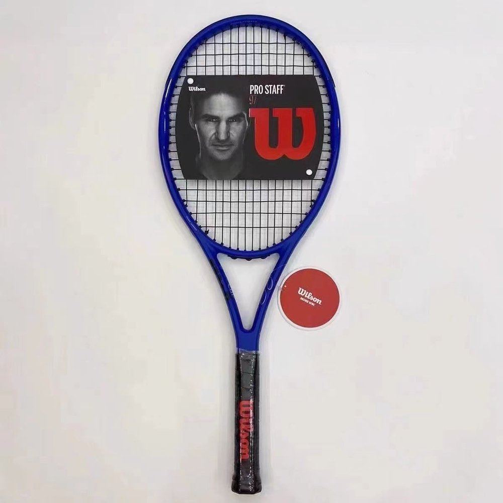 Теннисная ракетка, WILSON/PRO/STAFF97Federer full carbon, тренировочная ...