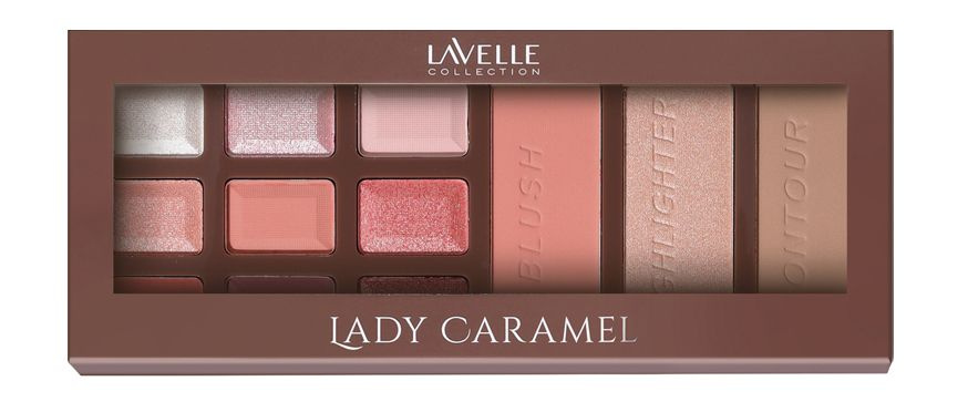 LAVELLE COLLECTION Палетка для макияжа лица Lady Caramel, 24,4 г, 02 bonbon #1